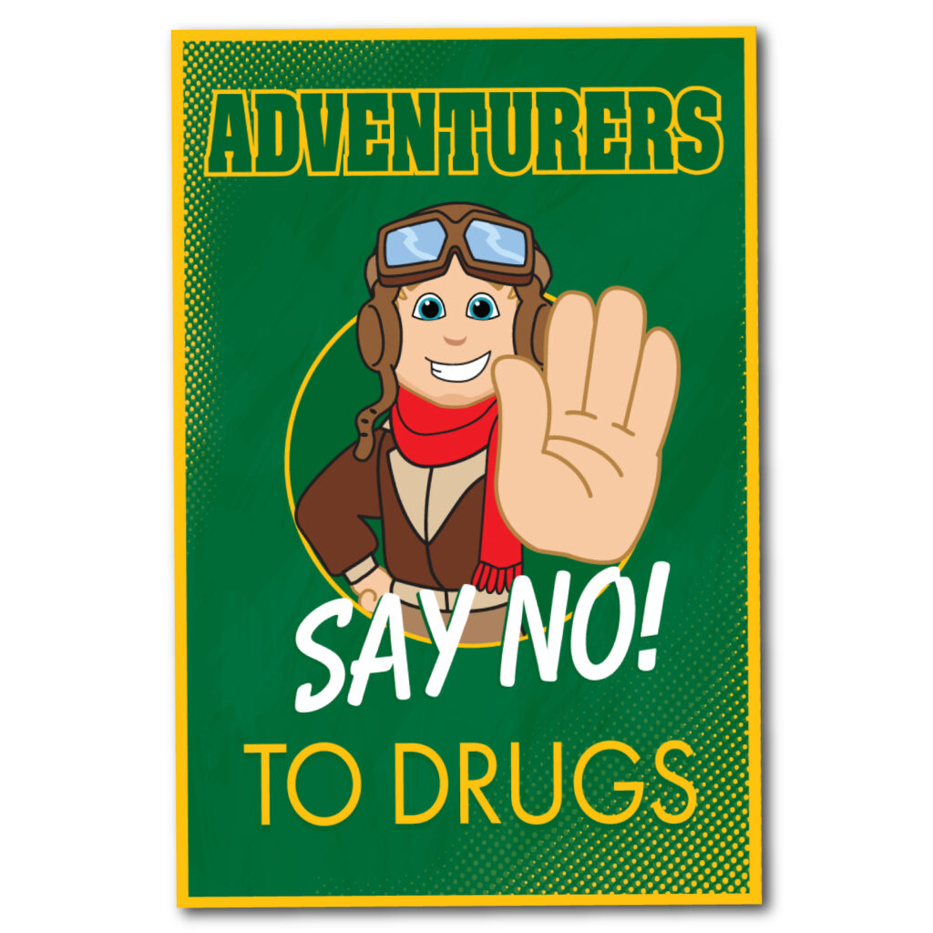 say-no-to-drugs-posters-shop-mascot-junction